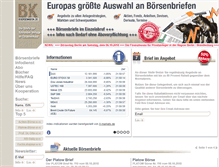 Tablet Screenshot of boersenkiosk.de